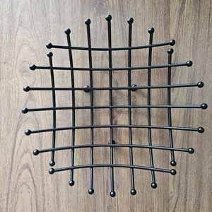 Decorative basket for fruits, veggies, and other items.